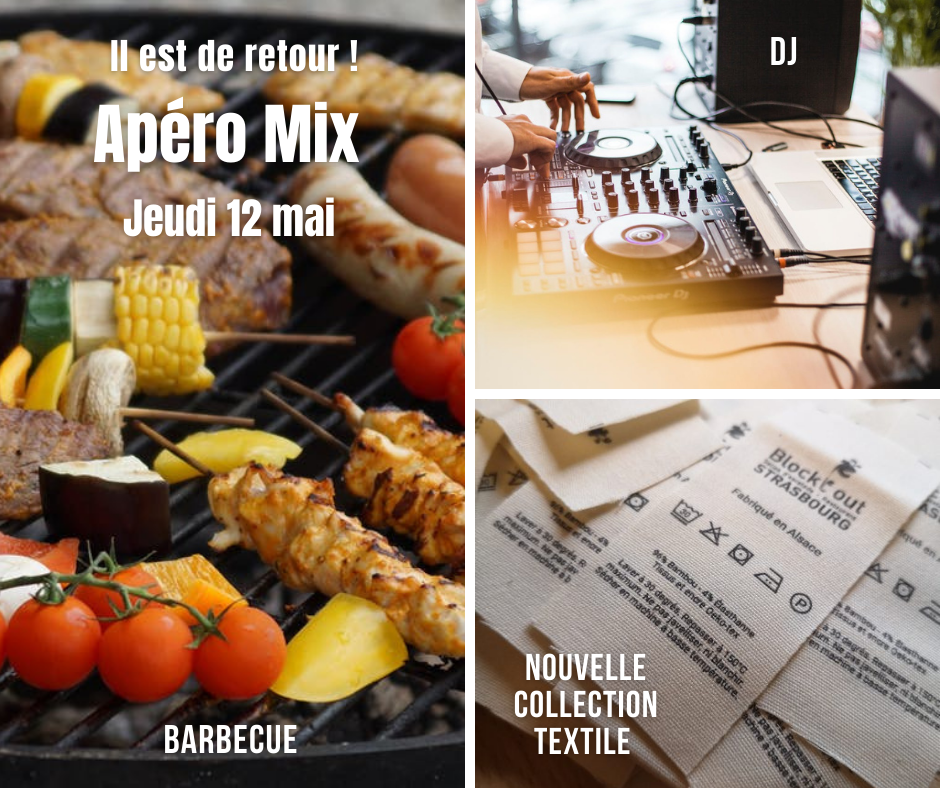 Jeudi 12 mai Soirée BBQ-mix / Nouvelle collection de vêtements